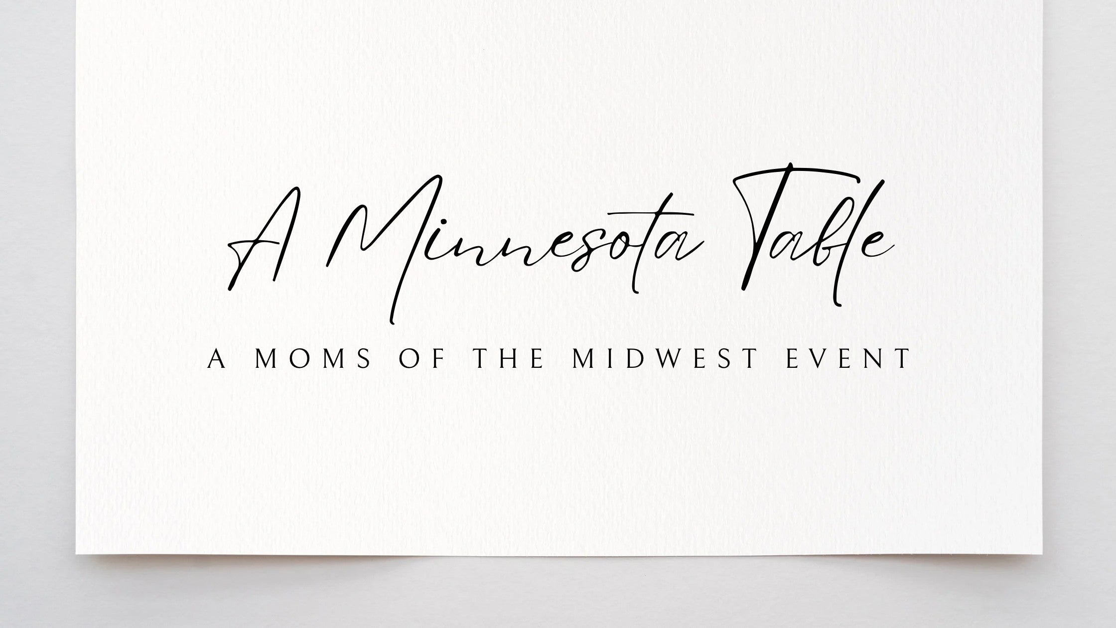 A Minnesota Table: Collection