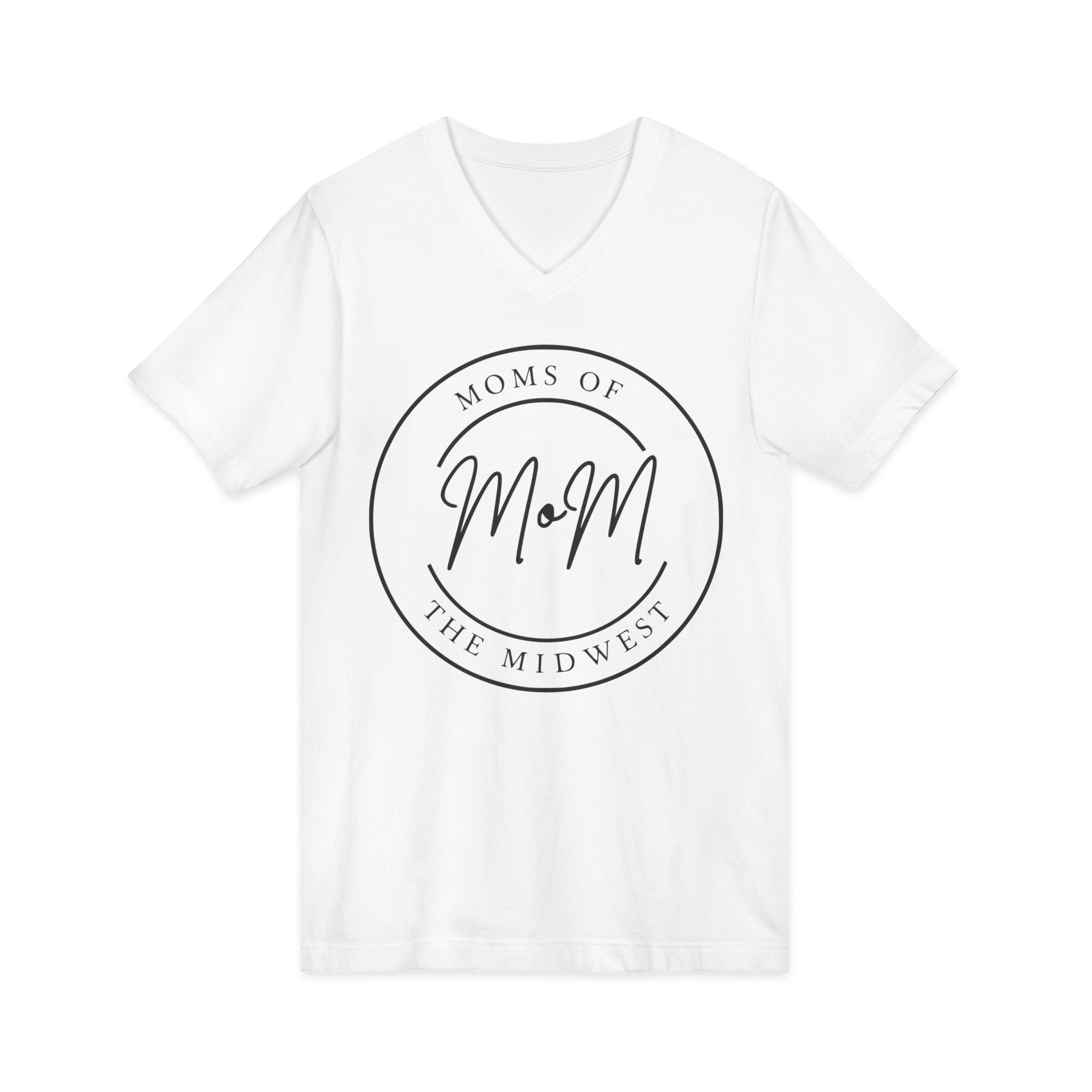 Unisex Jersey Short Sleeve V-Neck Tee