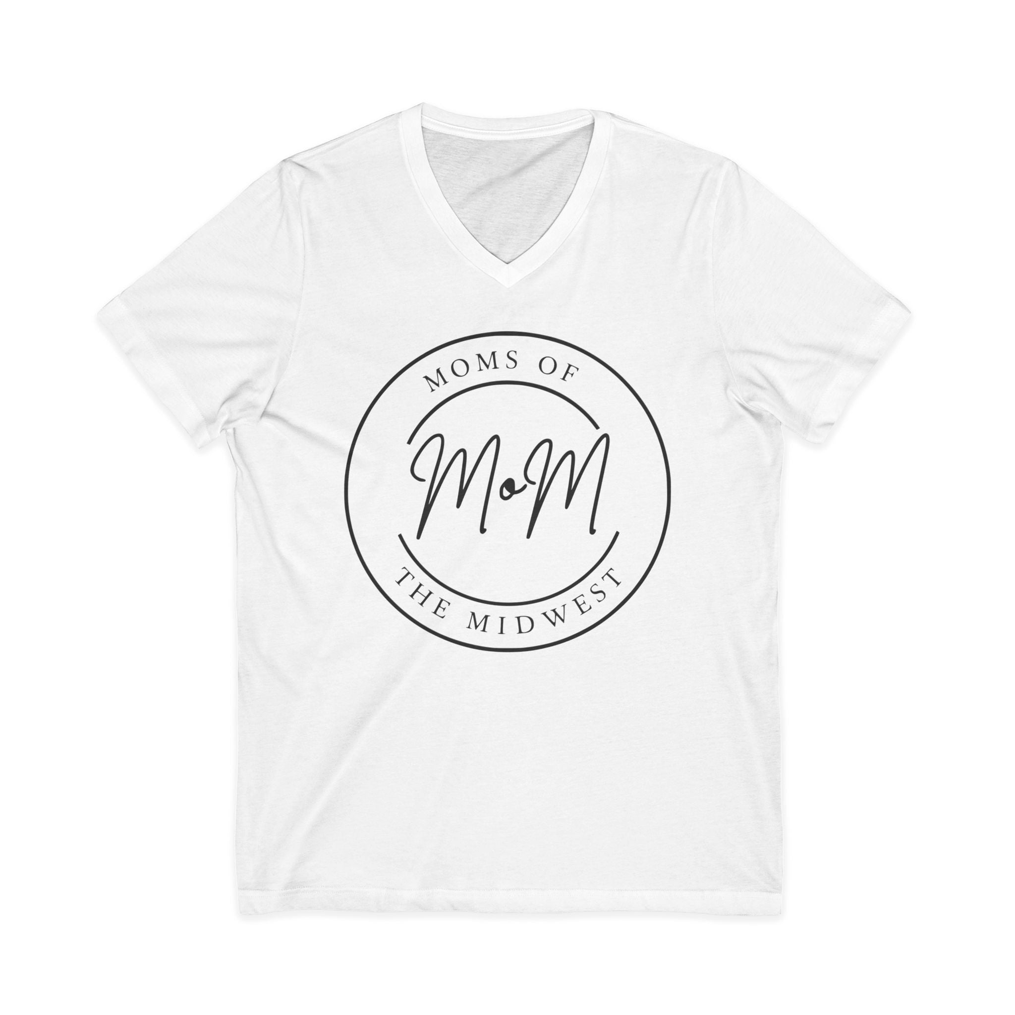 Unisex Jersey Short Sleeve V-Neck Tee